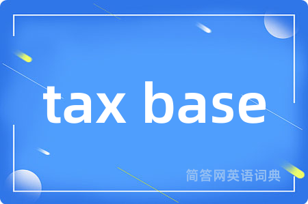 tax base