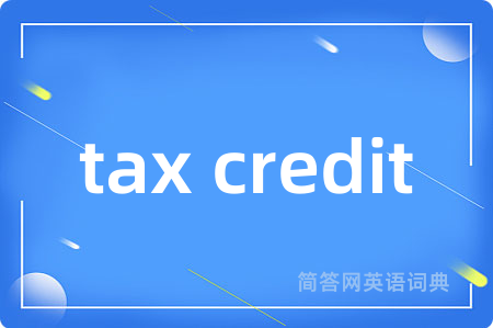 tax credit