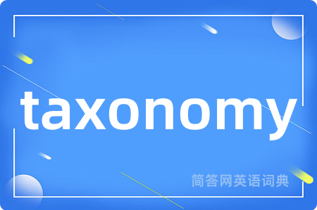 taxonomy