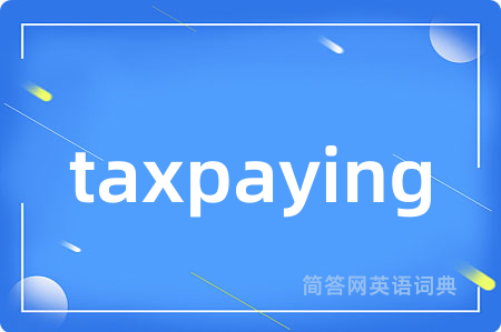 taxpaying