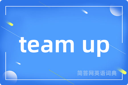 team up