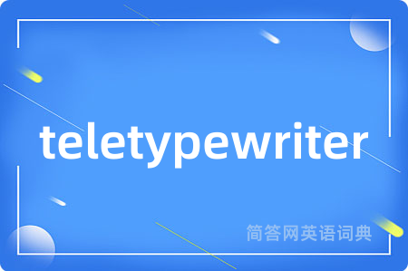 teletypewriter