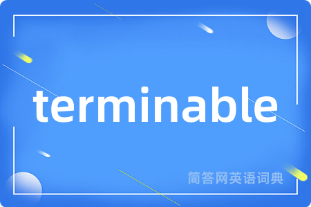terminable