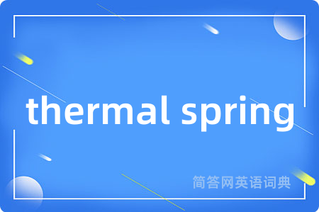 thermal spring