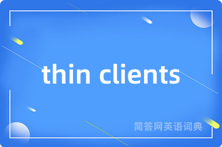 thin clients