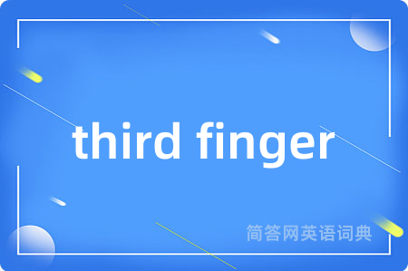 third finger