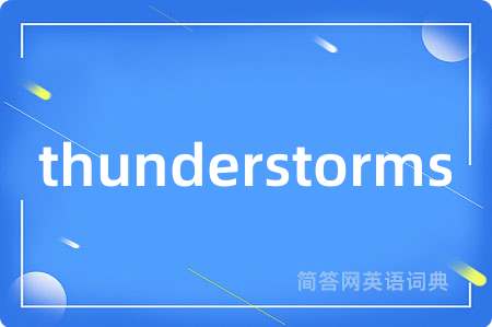 thunderstorms