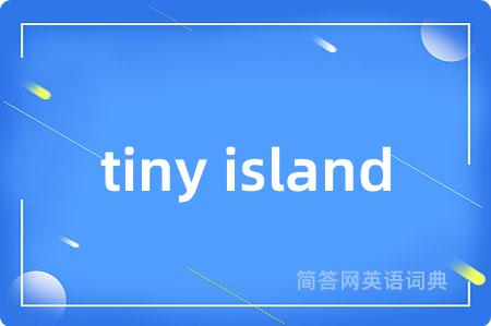 tiny island