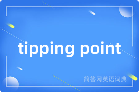 tipping point