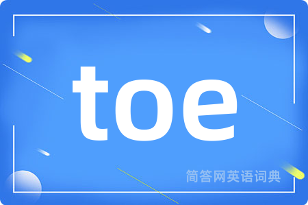 toe