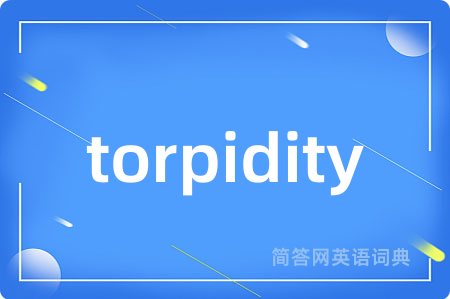 torpidity