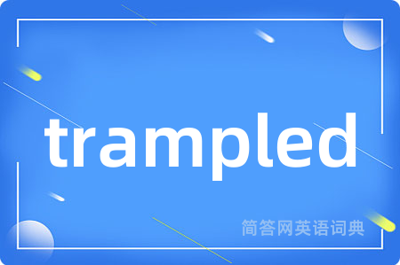 trampled