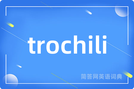 trochili是什么意思,trochili的中文翻译 trochili