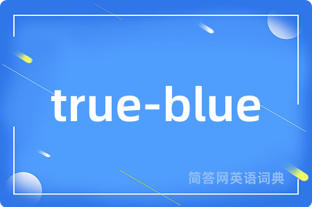 true-blue
