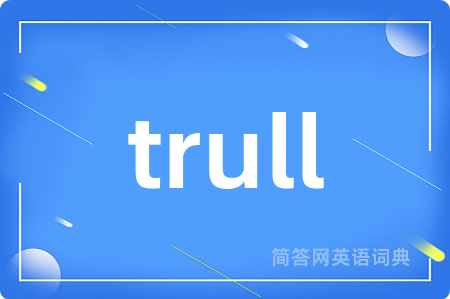 trull是什么意思,trull的中文翻译 trull