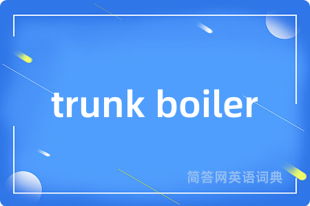 trunk boiler