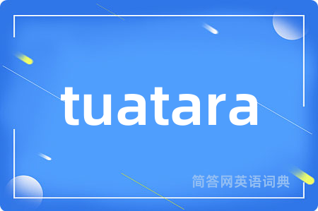 tuatara是什么意思,tuatara的中文翻译 tuatara