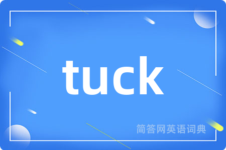 tuck是什么意思,tuck的中文翻译 tuck