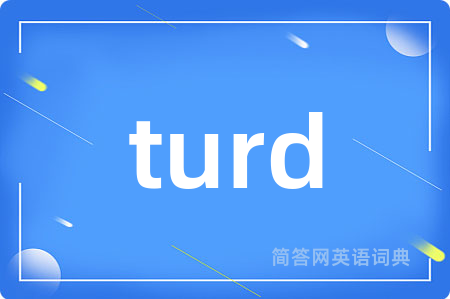turd是什么意思,turd的中文翻译 turd