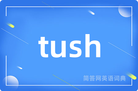 tush是什么意思,tush的中文翻译 tush