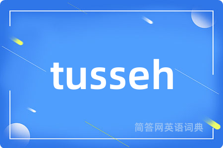 tusseh是什么意思,tusseh的中文翻译 tusseh