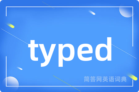 typed