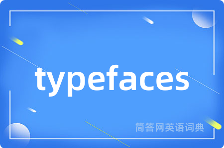 typefaces
