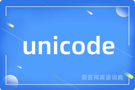 unicode
