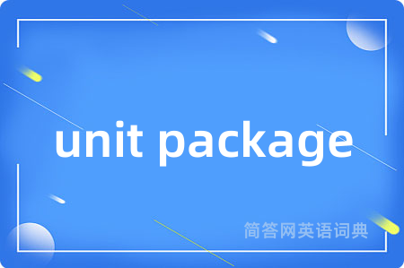 unit package