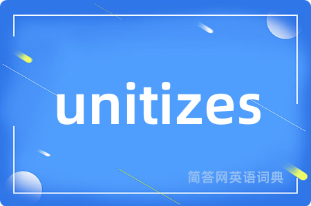 unitizes