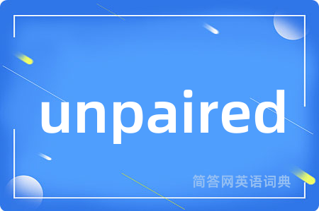 unpaired