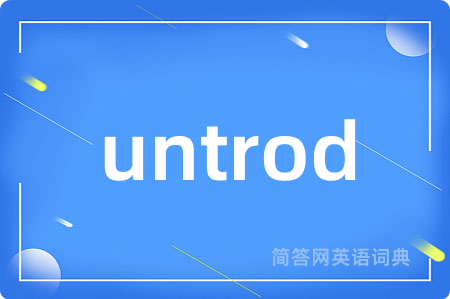 untrod