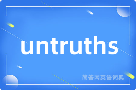 untruths