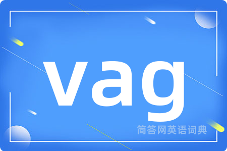 vag是什么意思,vag的中文翻译 vag