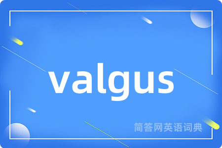 valgus是什么意思,valgus的中文翻译 valgus