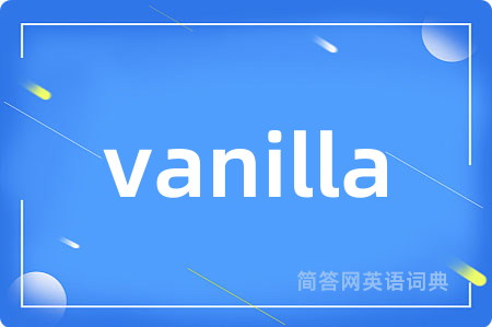 vanilla