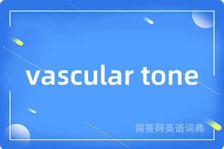 vascular tone