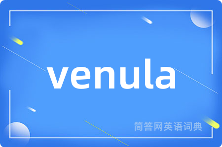 venula是什么意思,venula的中文翻译 venula
