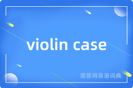 violin case是什么意思,violin case的中文翻译 violin case