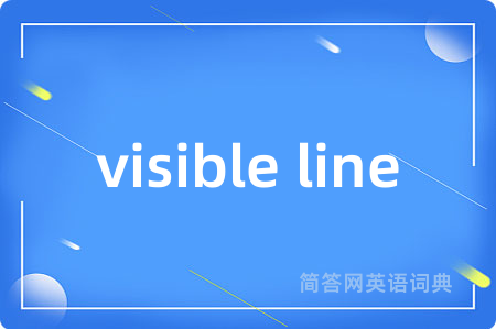visible line
