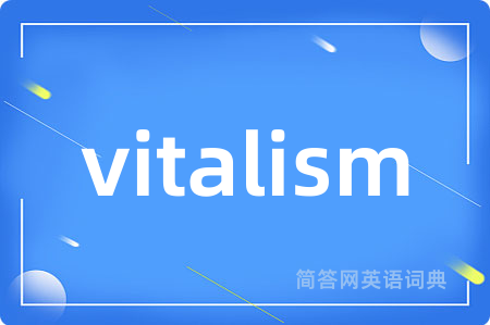 vitalism