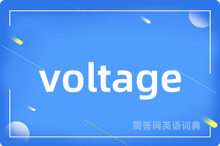 voltage