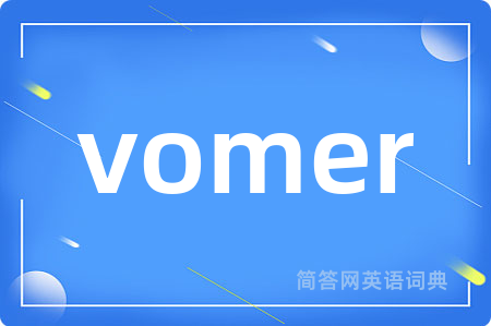vomer是什么意思,vomer的中文翻译 vomer