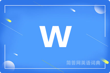 w