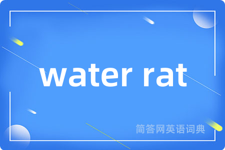 water rat