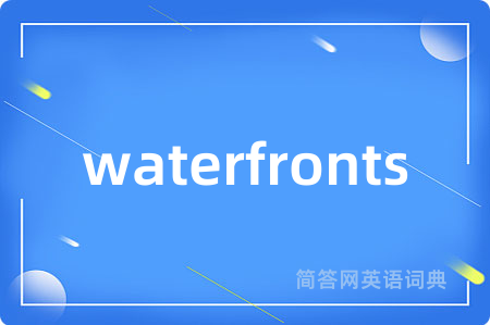 waterfronts
