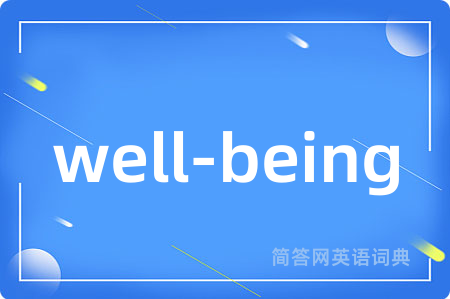 well-being
