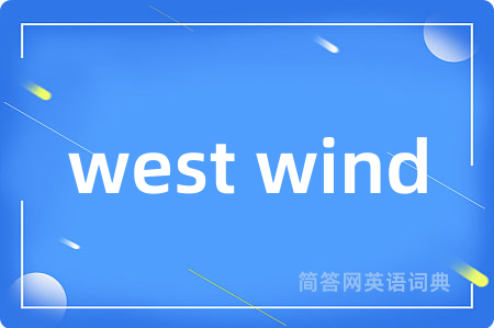 west wind