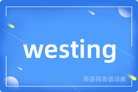 westing是什么意思,westing的中文翻译 westing