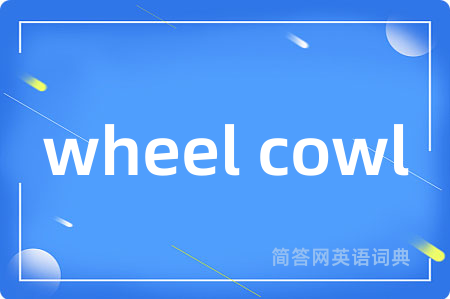 wheel cowl